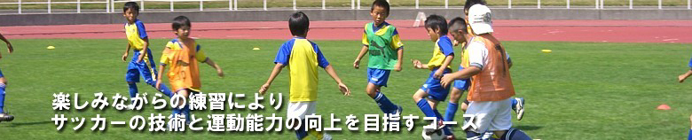 高度な技能にチャレンジしサッカー協会主催大会に参加する上級コース